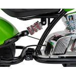 Elektrická motorka Chopper Warrior - zelená